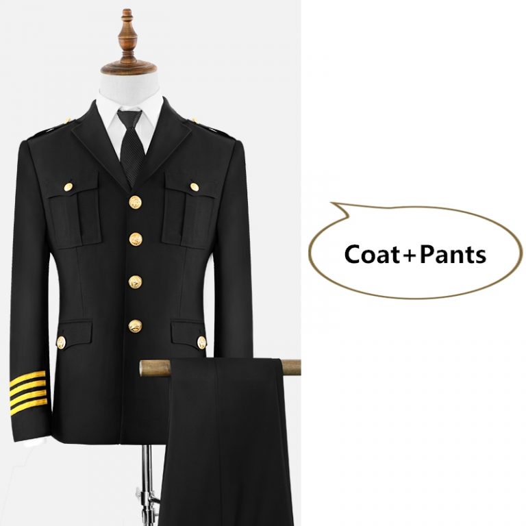 Airline custom decorated pilot uniforms