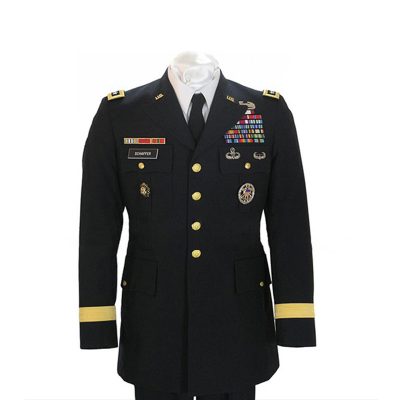 Marines dress official military uniform