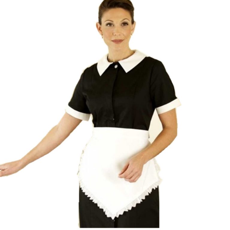 Western-style hotel room service uniforms